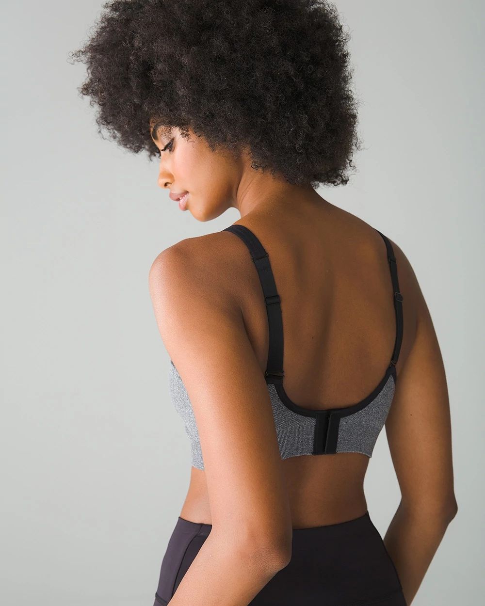 Salsationサルセーション Cotton Bra Darkblue XS McKesson Black Cotton-Spandex Surgi-Bra - Post-Surgical Bra